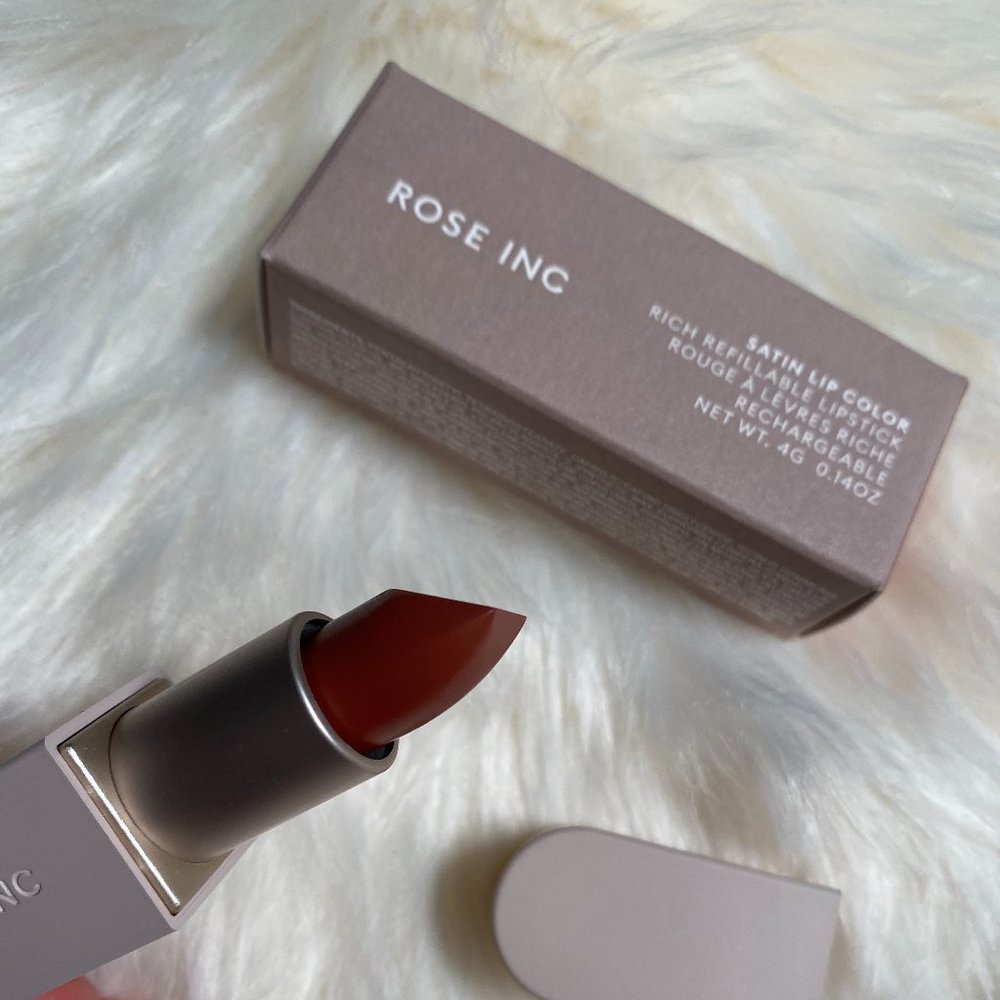 ROSE INC Satin Lip Color Refillable Hydrating Lipstick - Besotted